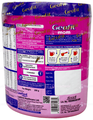 Geofit Mom Vanilla Flavour Powder 250Gm